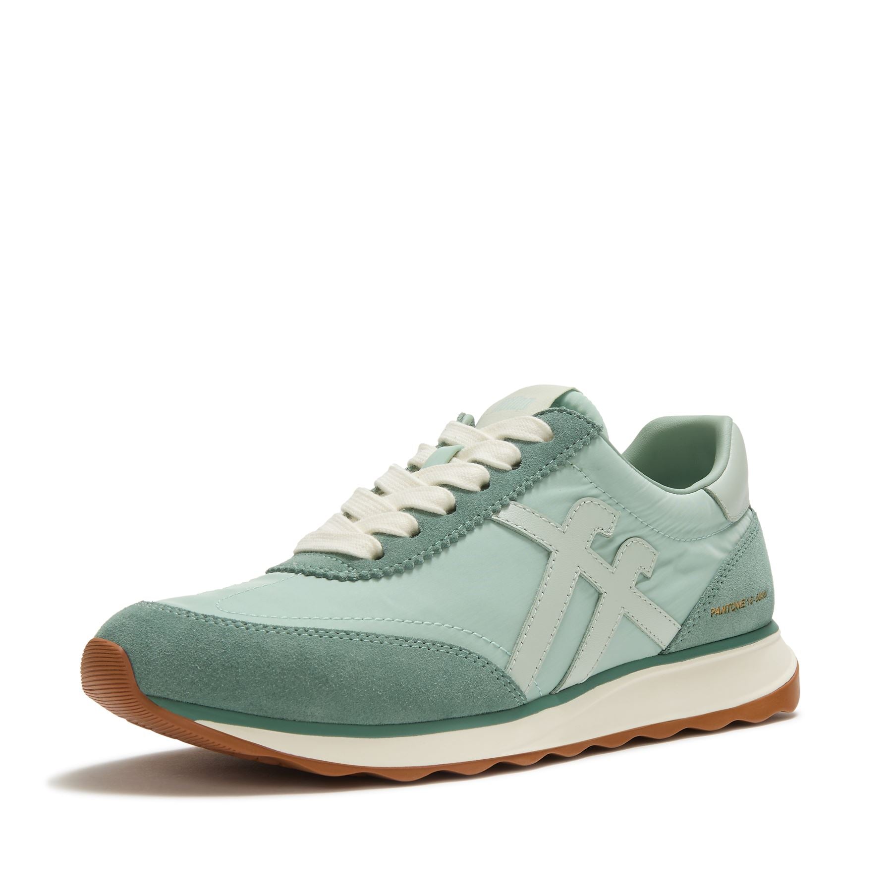 FitFlop X Pantone Retro-Q Suede Women's Green Trainers