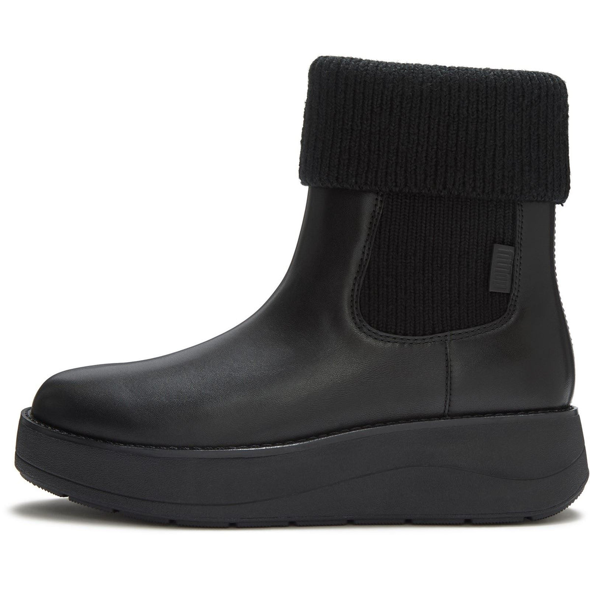 Fitflop Gen-FF Roam Knit Leather Women's Black Boots