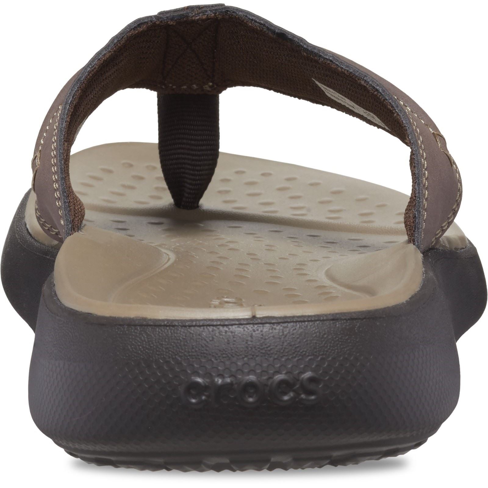 Crocs Yukon Vista II Synthetic Men's Espresso Flip Flops