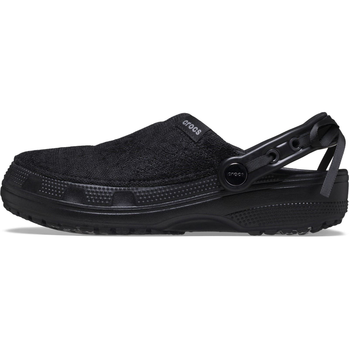 Crocs Crafted Lace Textile Blend Women's Black Clogs