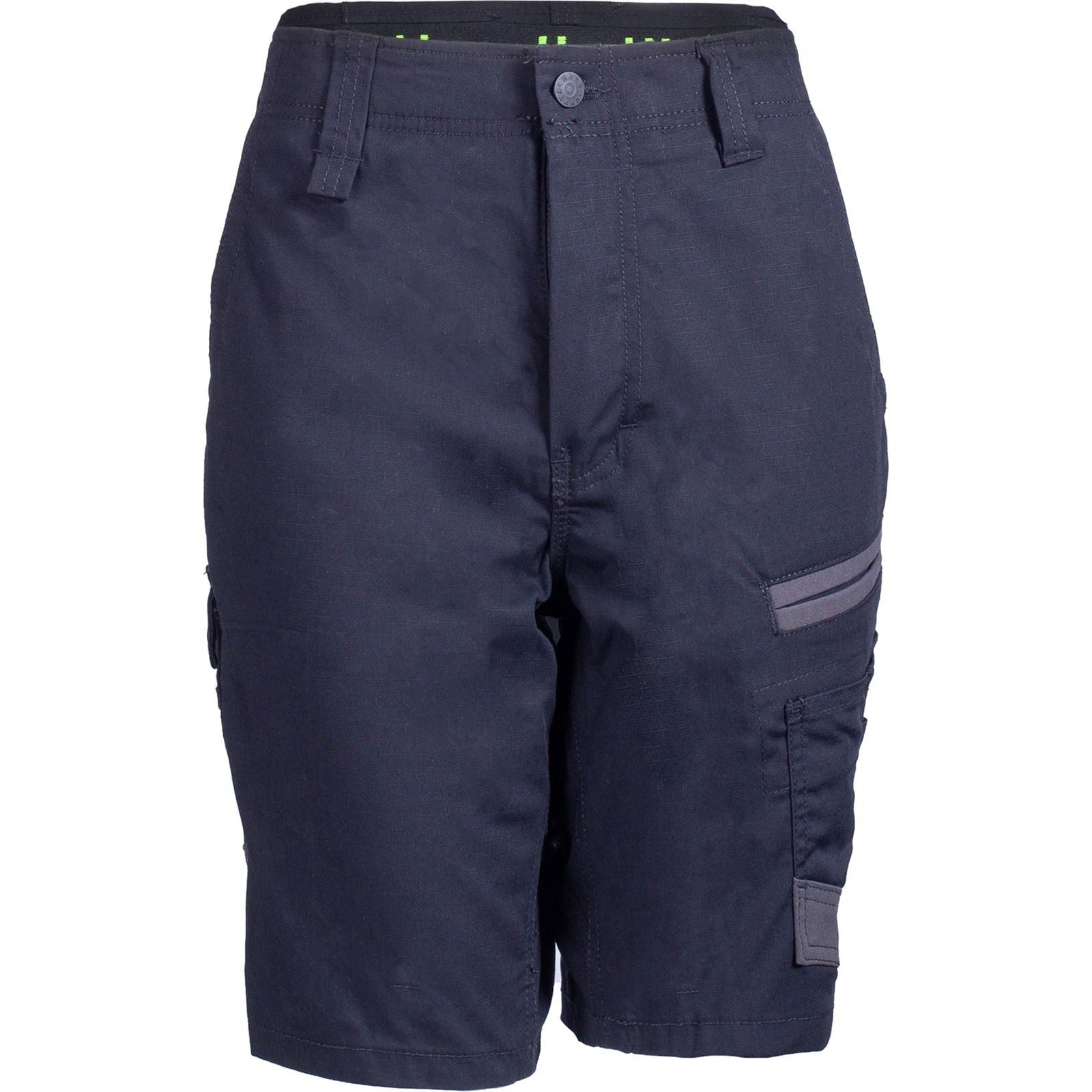 Hard Yakka Raptor Active Cotton Women's Black Knee-Length Shorts
