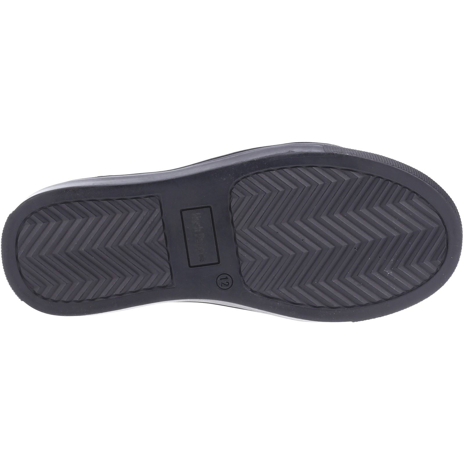 Hush Puppies Sam Junior Boys Black Leather Lace-Up Shoes