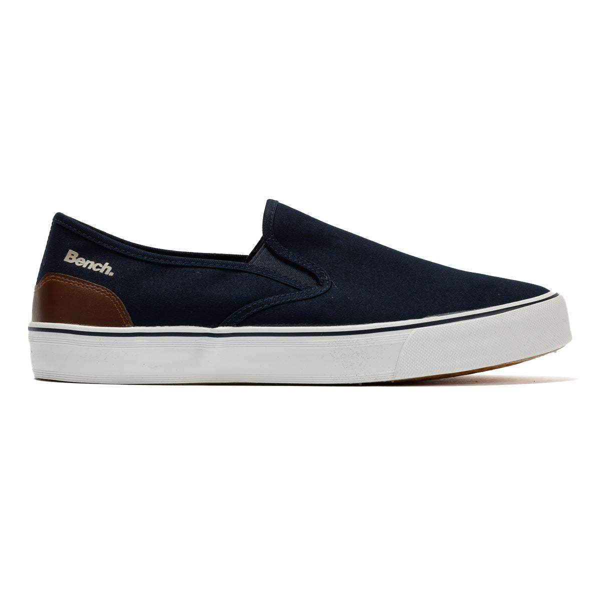 Bench Dalton Canvas Slip On Men's Navy Trainers