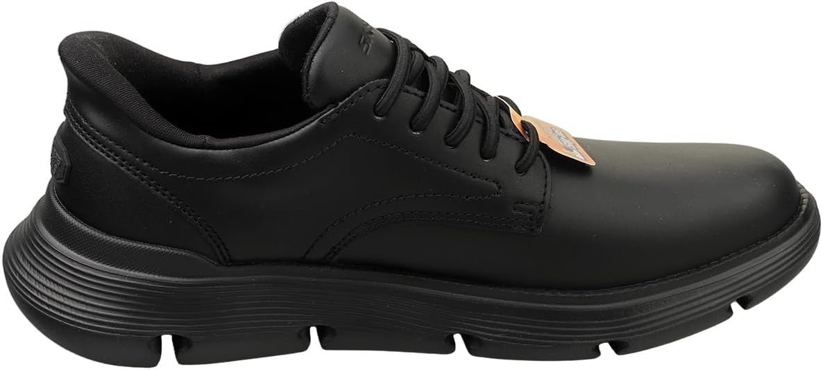 Skechers Garza Duran Leather Men's Black Trainers