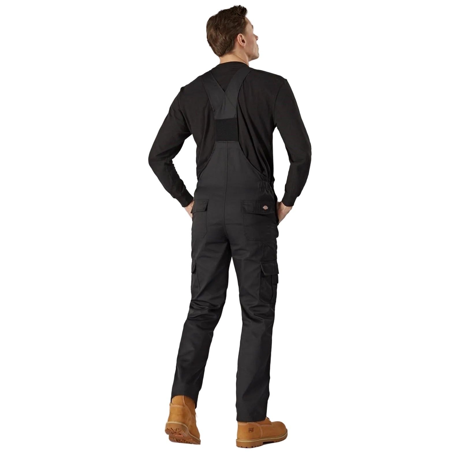 Dickies Everyday Bib and Brace Polyester Men's Black Work Overall