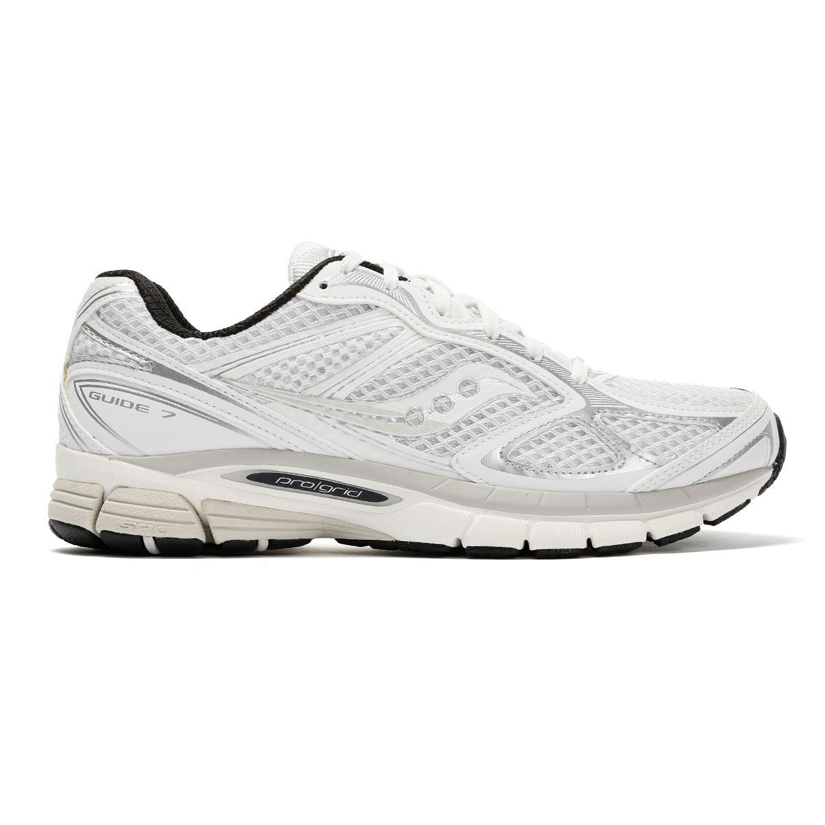Saucony ProGrid Guide 7 White/Black Trainers