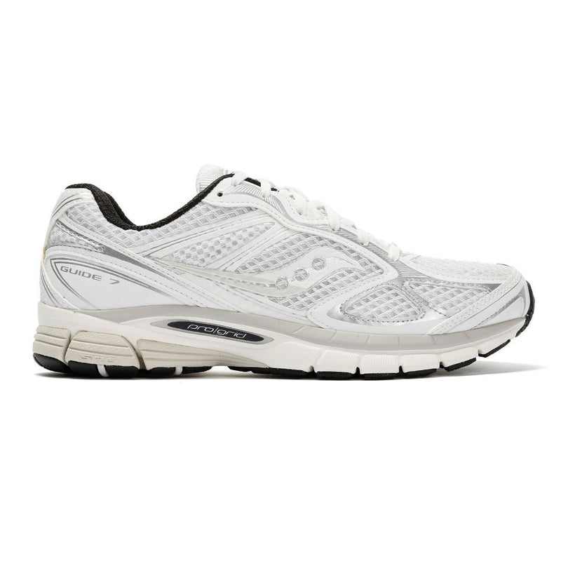 Saucony ProGrid Guide 7 White/Black Trainers