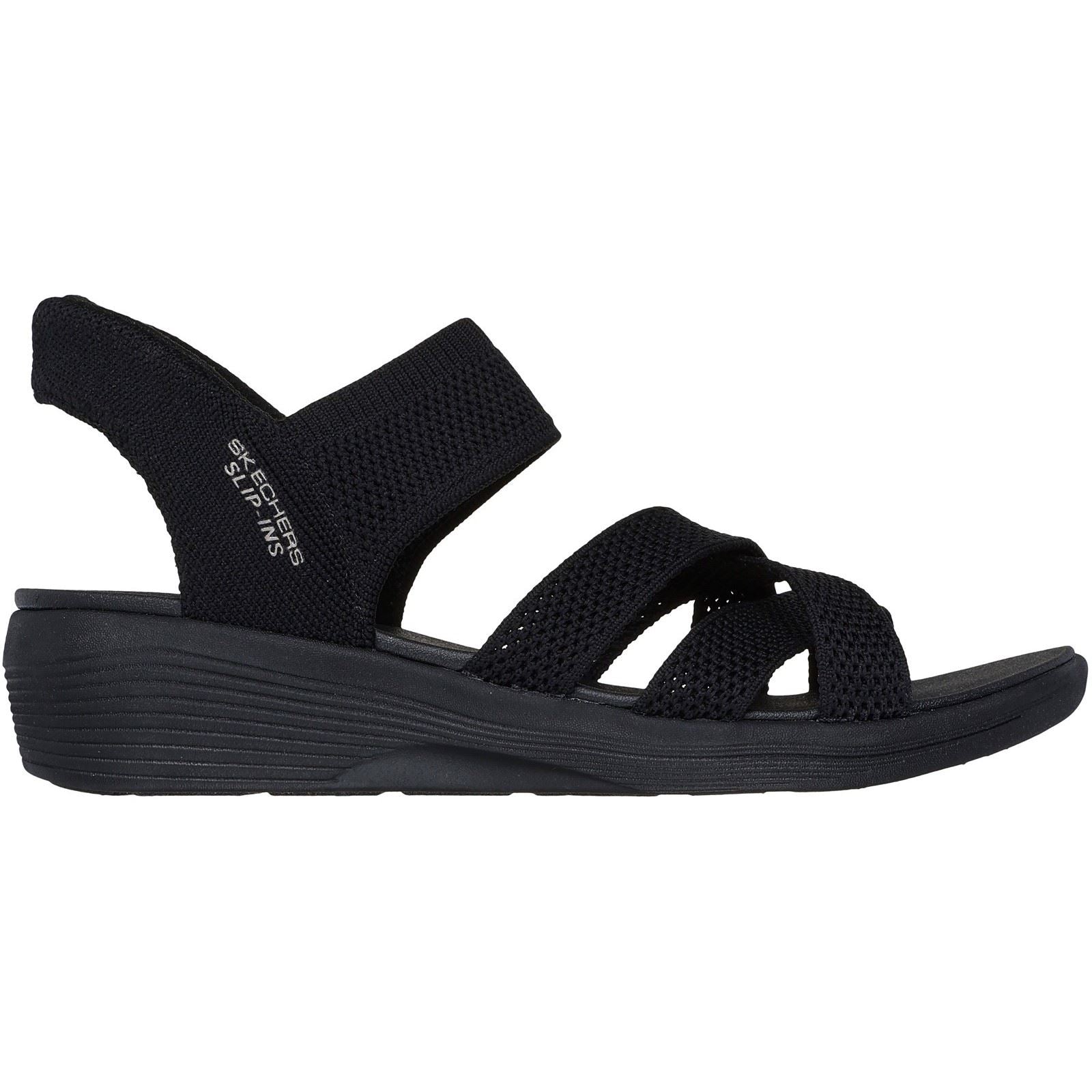 Skechers Arya - Cooling Off Polyester Women's Black Sandals