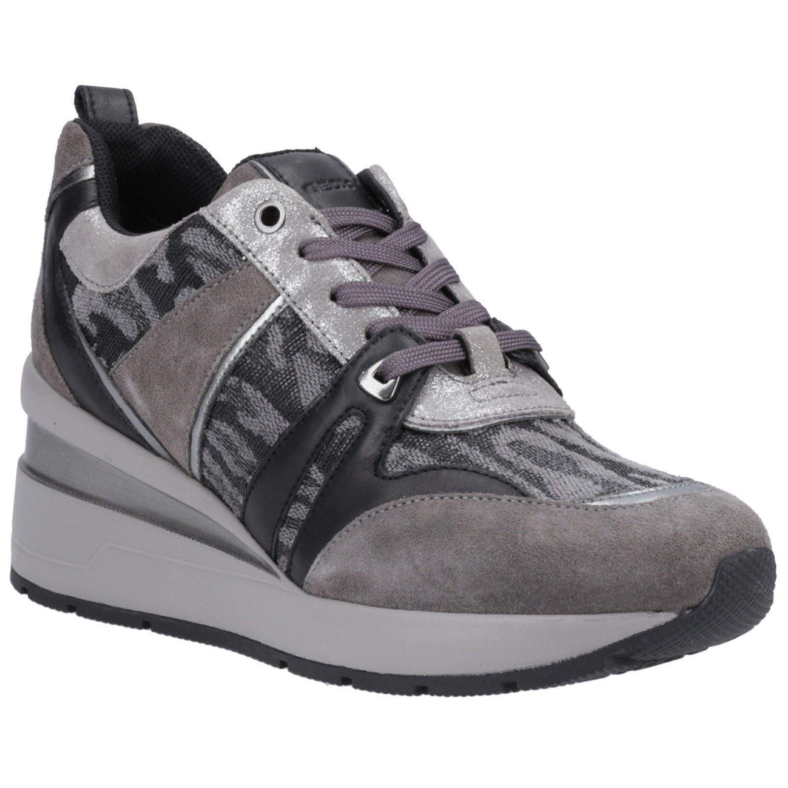 Geox D Zosma B 0 Women's Dark Grey Trainers