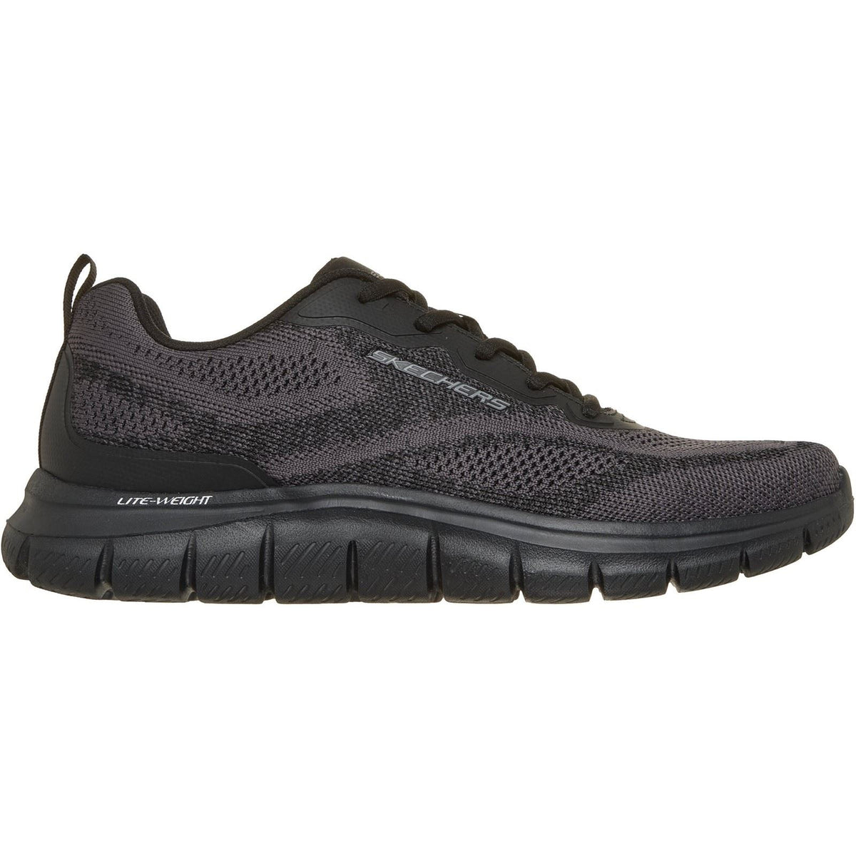 Skechers Track Pohlter Textile Men's Black Trainers