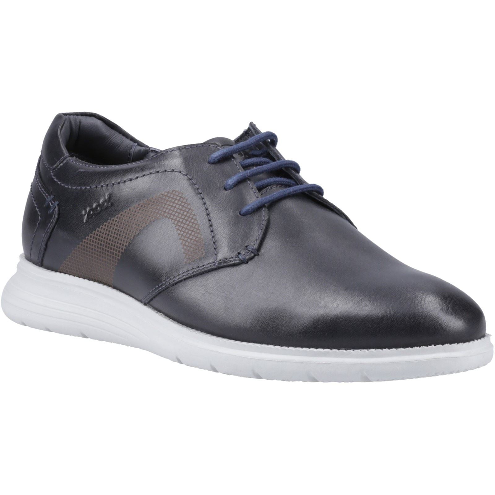 Pod Aston Leather Men's Navy Lace-Up Shoes