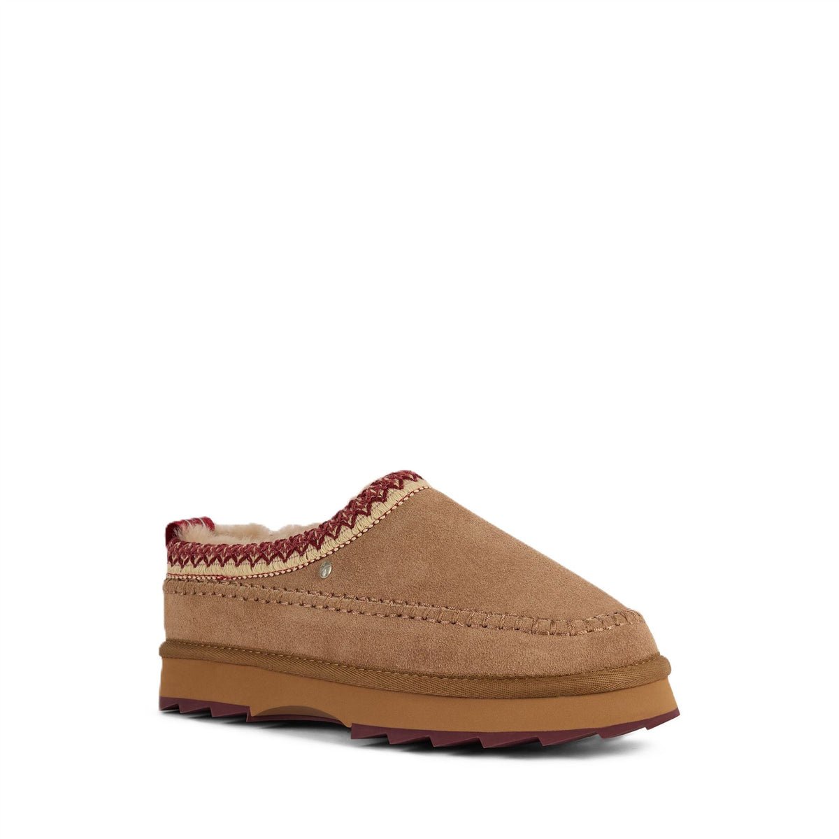 Emu Australia Sharky Adventure Scuff Suede Women's Camel Slippers