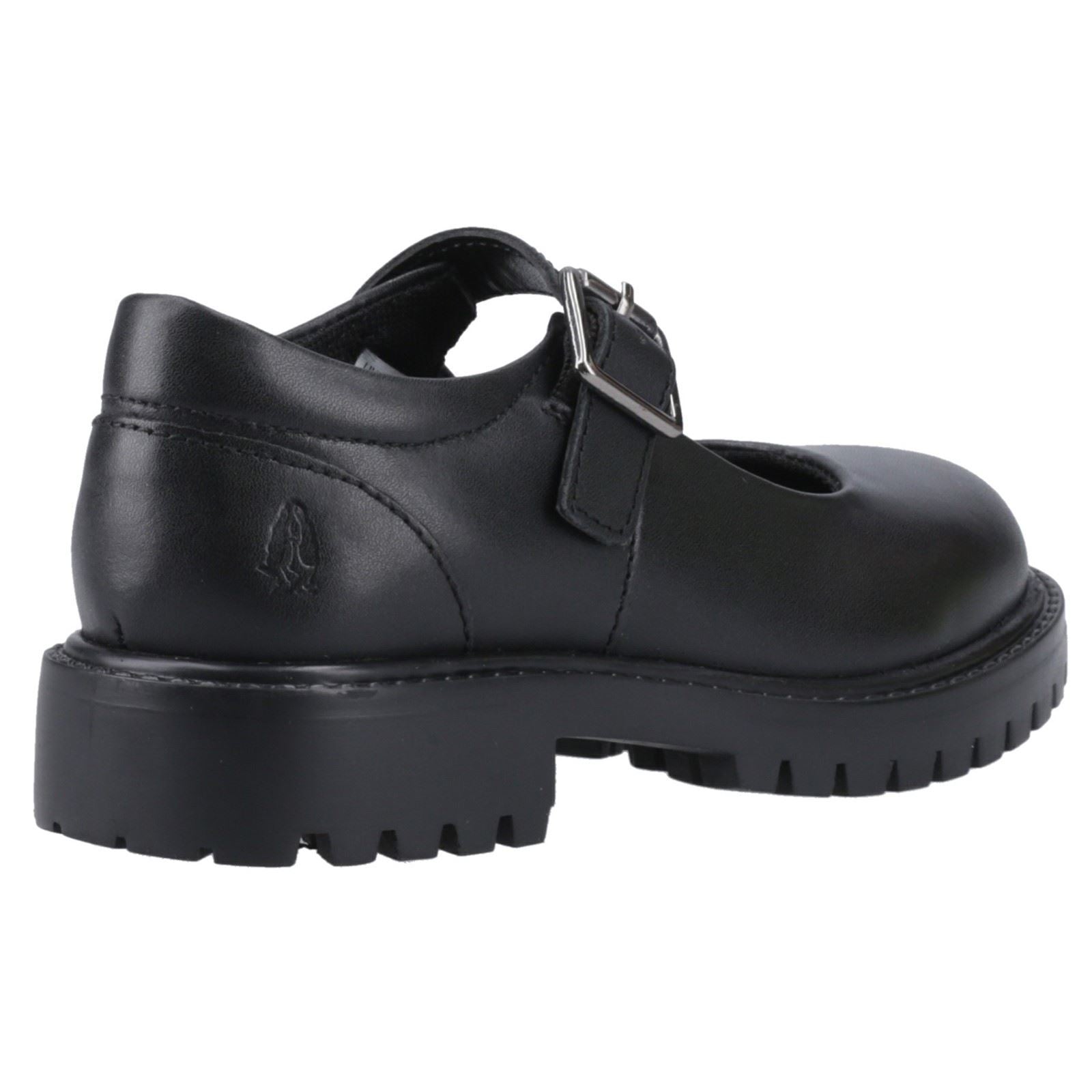 Hush Puppies Aurora Junior Leather Girl's Black Shoes