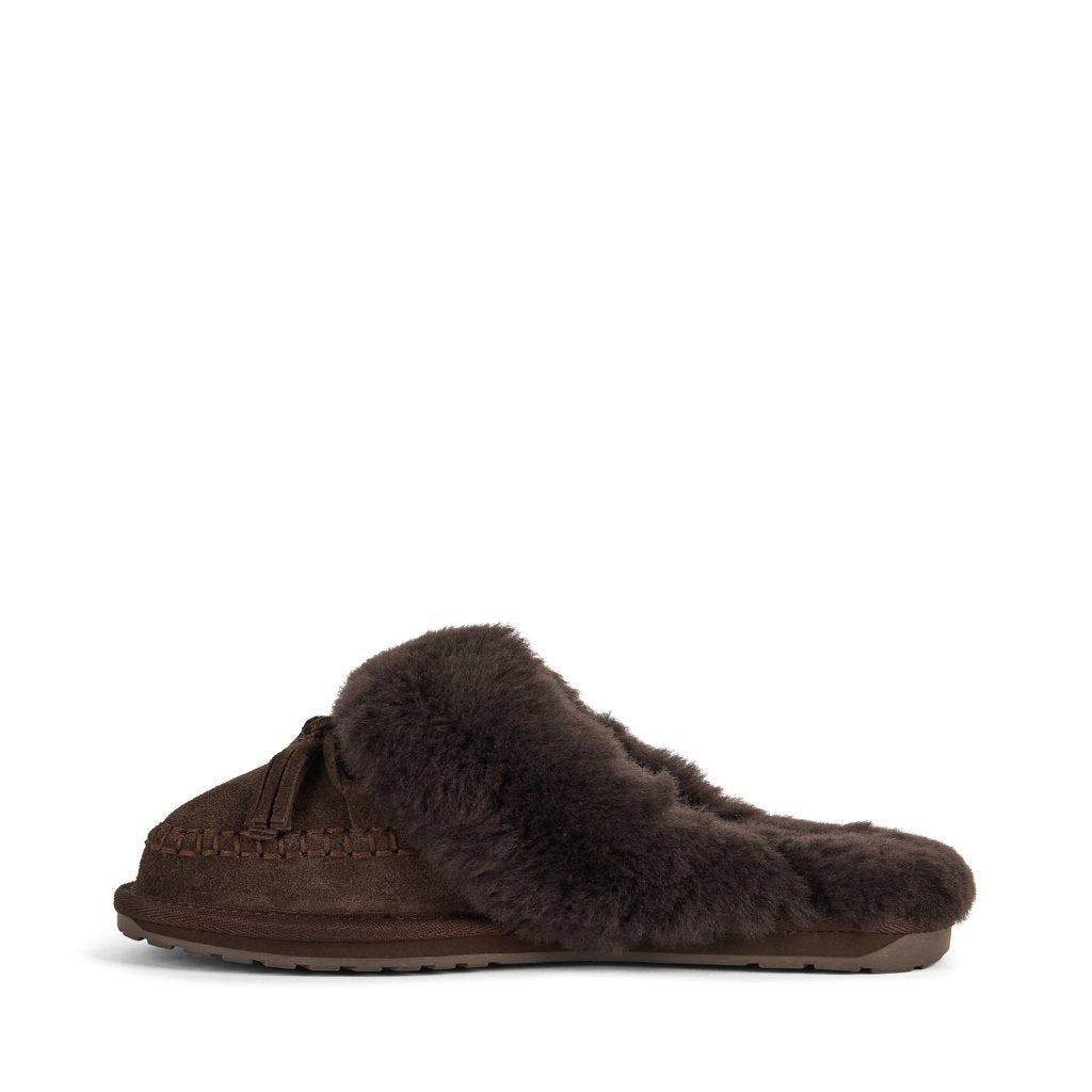 Emu Australia Tahnee Suede Women's Chocolate Slippers