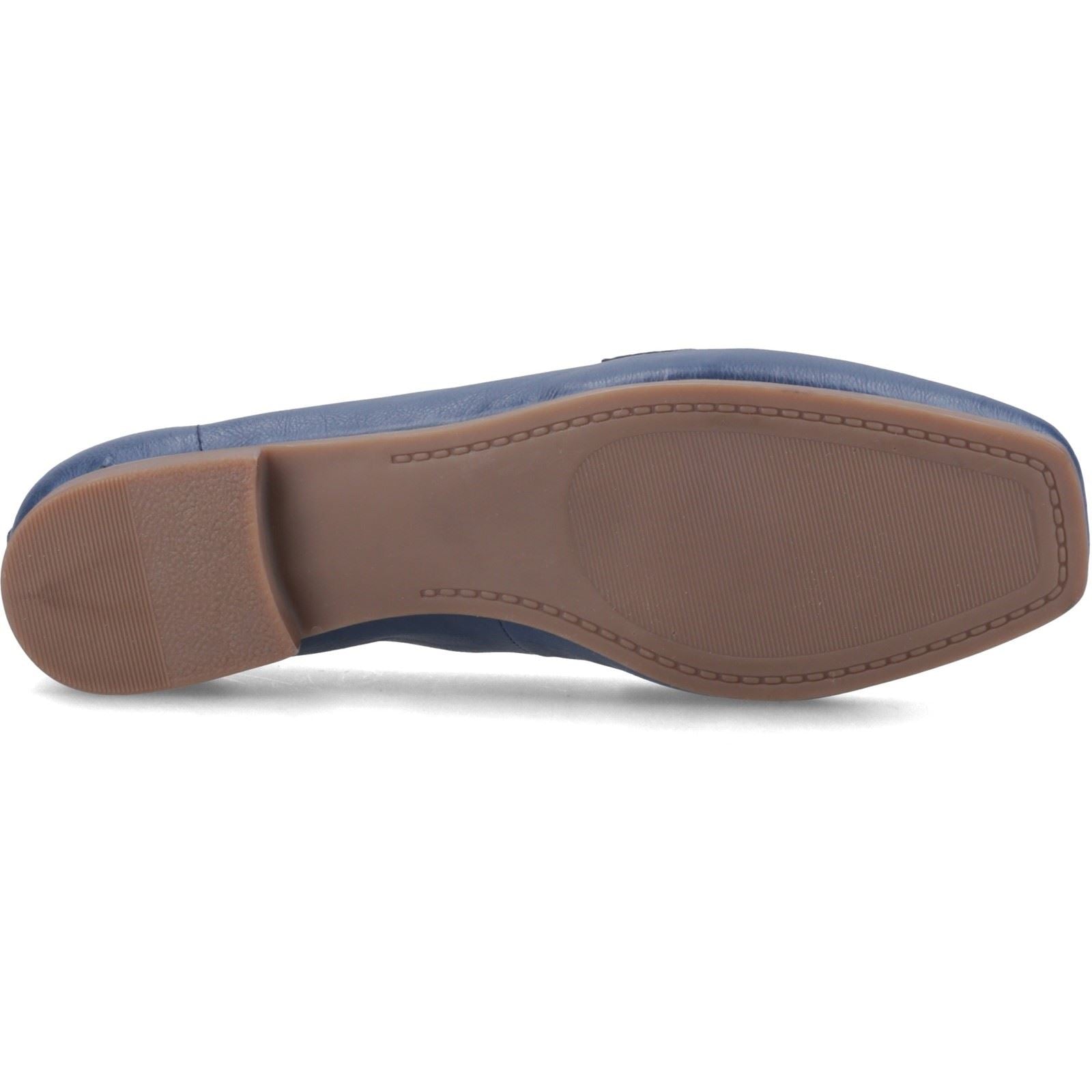Hush Puppies Sutton Leather Women's Navy Loafers