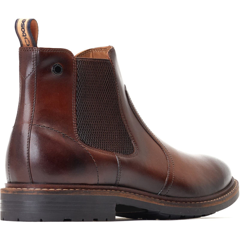 Base London Bloom Leather Men's Burnt Brown Boots