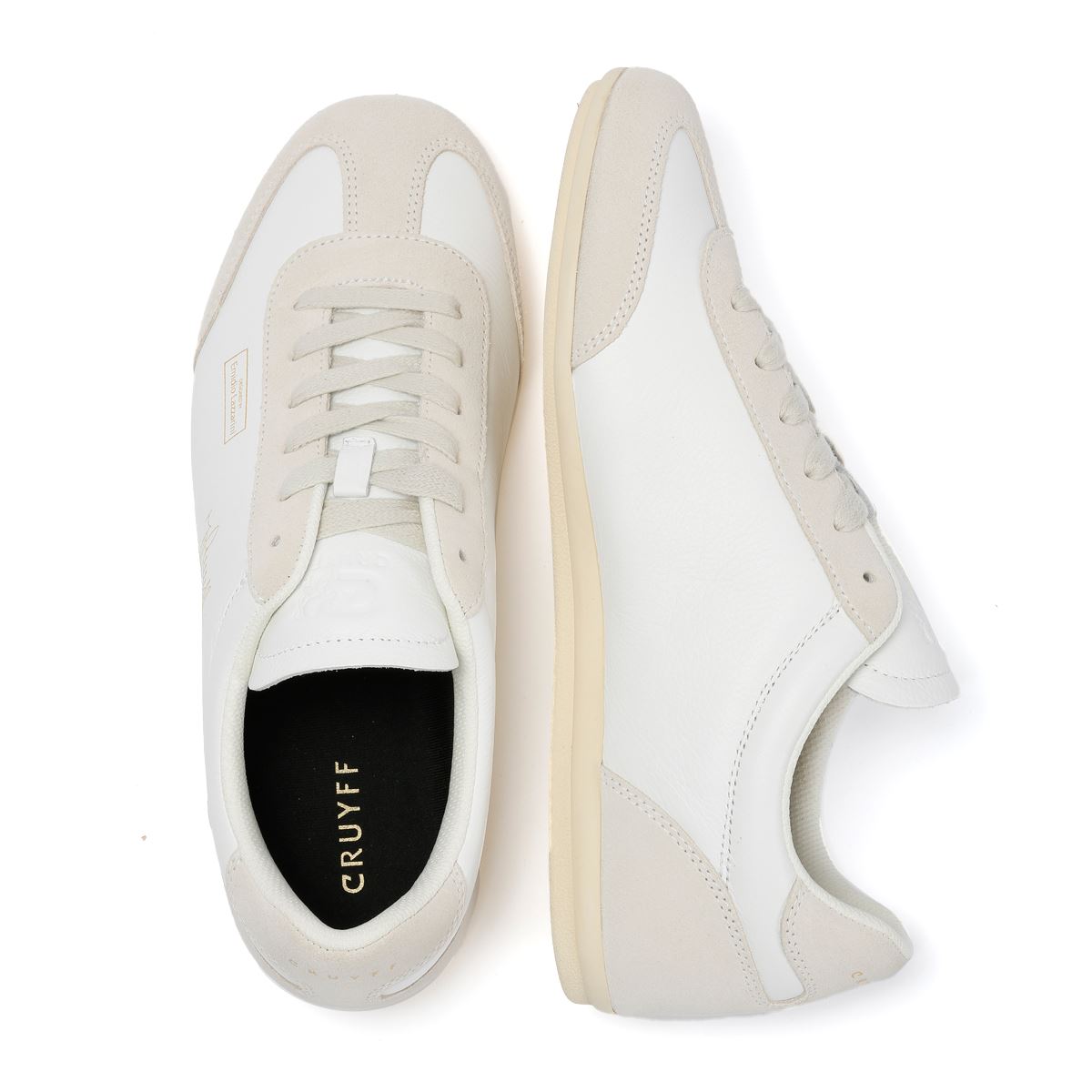 Cruyff Recoupa Leather Men's White Trainers