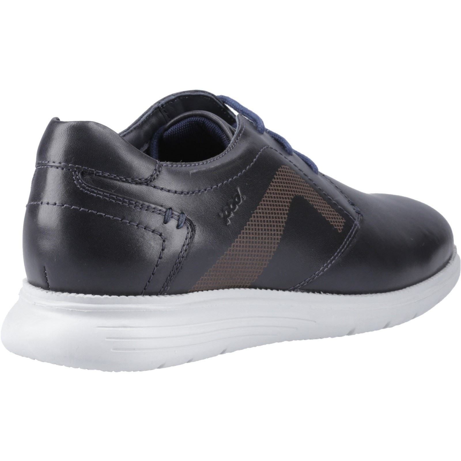 Pod Aston Leather Men's Navy Lace-Up Shoes