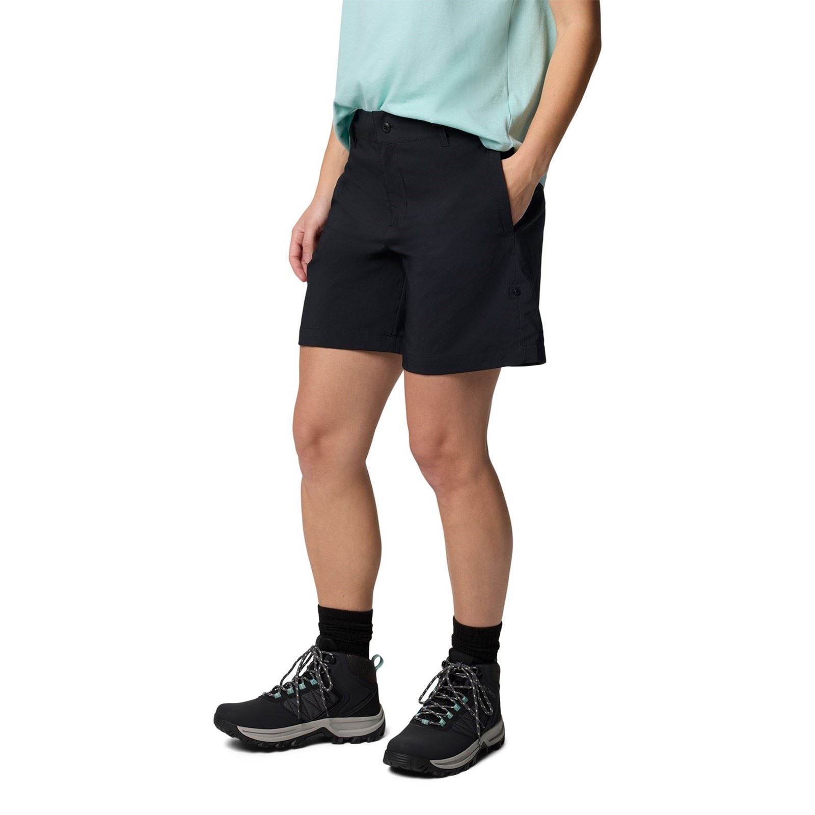 Columbia Silver Ridge Utility Polyester Women's Black Hiking Shorts
