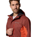 Columbia Pouring Adventure III Jacket Men's Red Rain Jacket