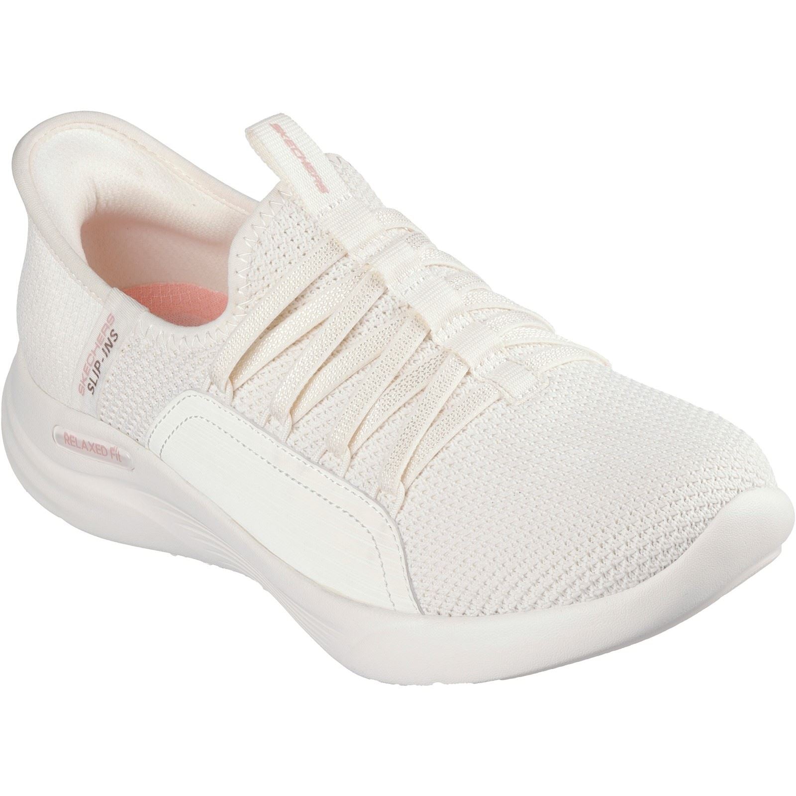 Skechers Relaxed Fit Sport - Ballet Chic Textile Women's Off White Trainers