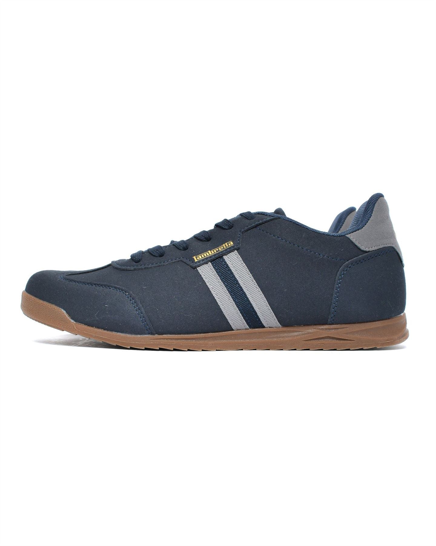 Lambretta Tackle Men's Navy/Charcoal Trainers