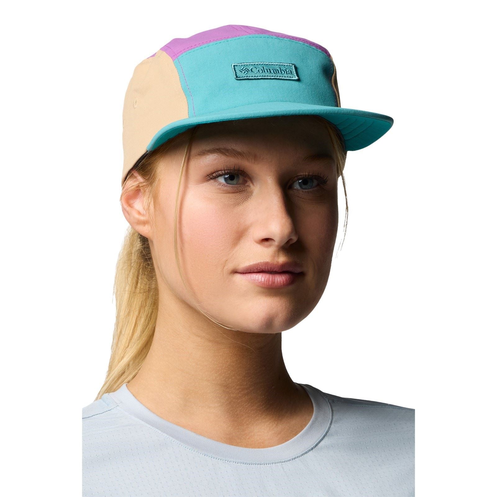 Columbia Creek Side 5 Panel Hat's Green Baseball Caps