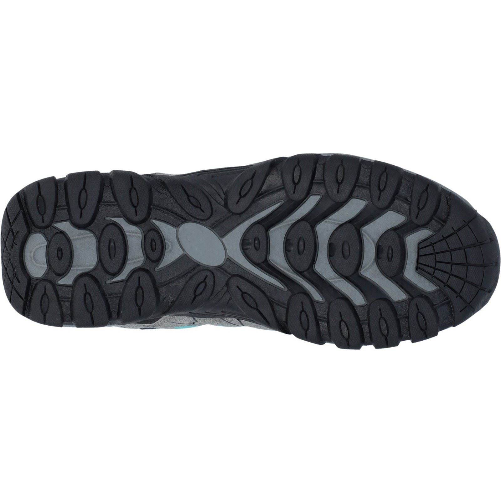 Hi-Tec Corzo Low PU Suede Women's Cool Grey/Navy Blue/Curacao Hiking Boots