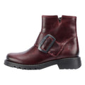 Fly London Rily Leather Women's Wine Boots