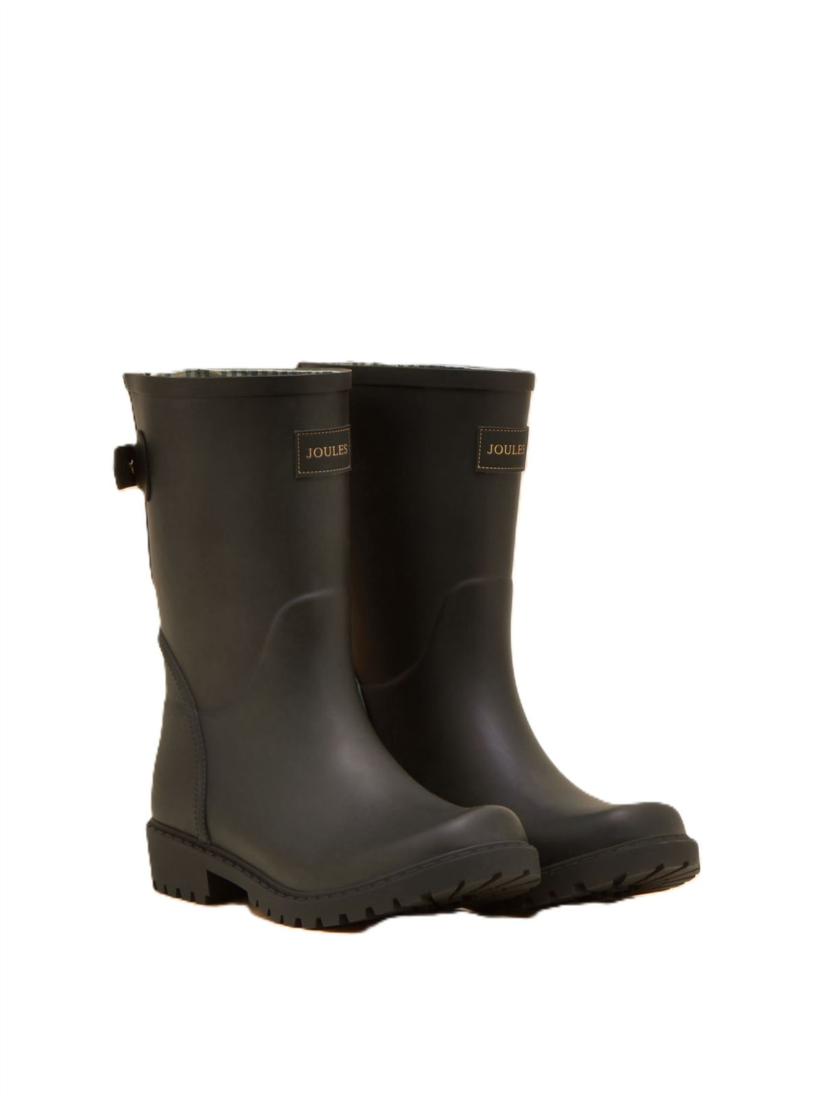 Joules Wistow Rubber Women's Black Mid Wellington Boots
