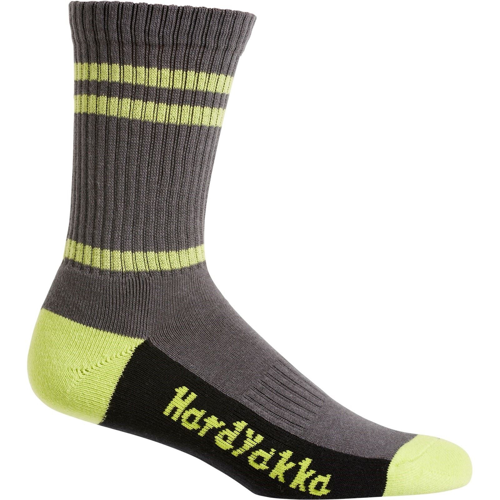 Hard Yakka Crew Cotton Multicoloured Work Socks