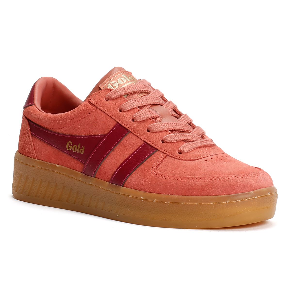 Gola Grandslam Suede Women's Clay/Cerise Trainers