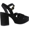 Hush Puppies Ophelia Suede Women's Black Sandals