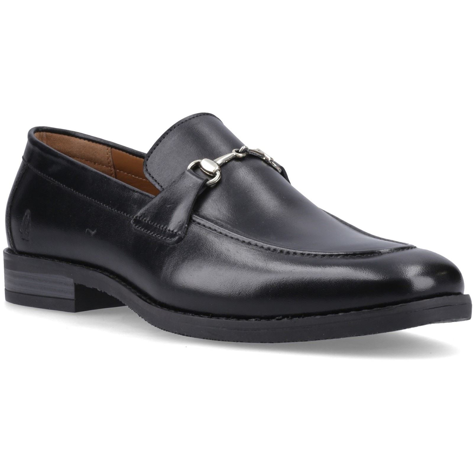 Hush Puppies Moses Leather Men's Black Loafers