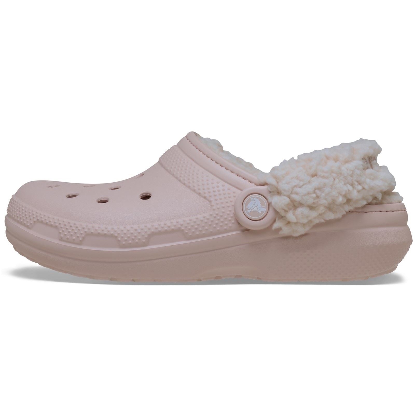 Crocs Classic Fleece Lined Polyester Blend Women's Quartz Clogs