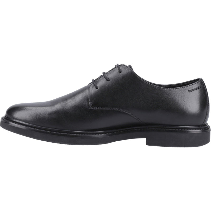 Hush Puppies Kye Leather Men's Black Lace-Up Shoes