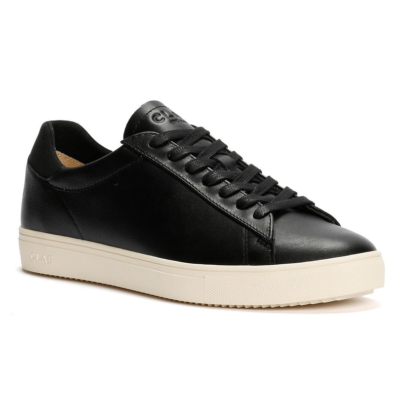 Clae Bradley Milled Leather Men's Black Trainers