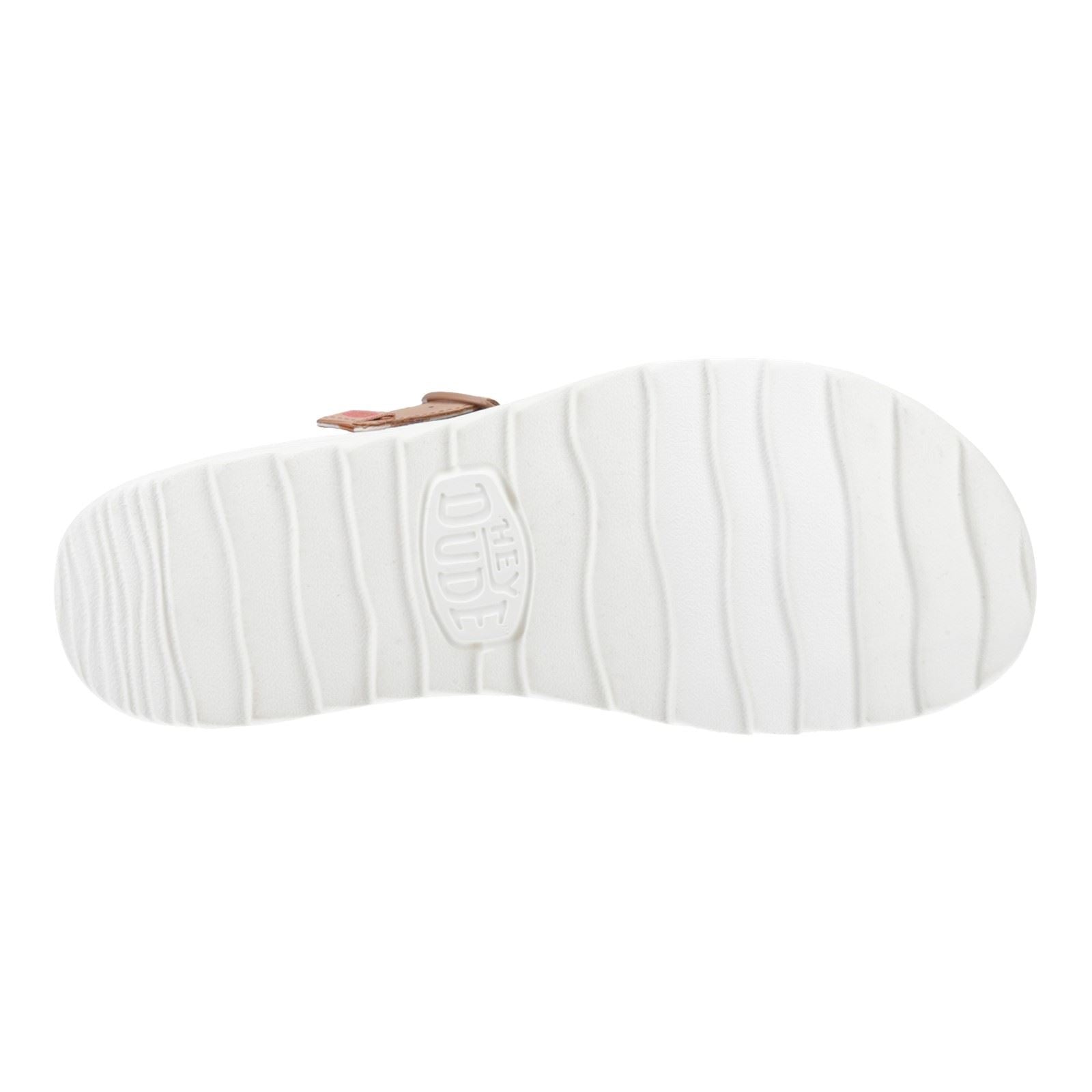 HEYDUDE Delray Buckle Classic Synthetic Women's Tan Sandals