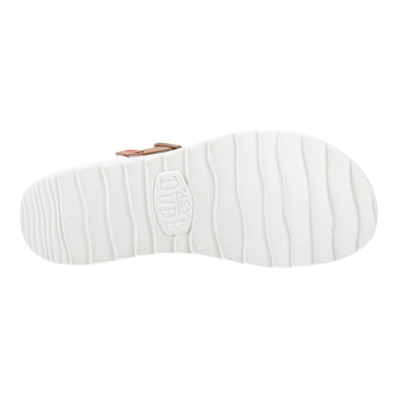 HEYDUDE Delray Buckle Classic Synthetic Women's Tan Sandals