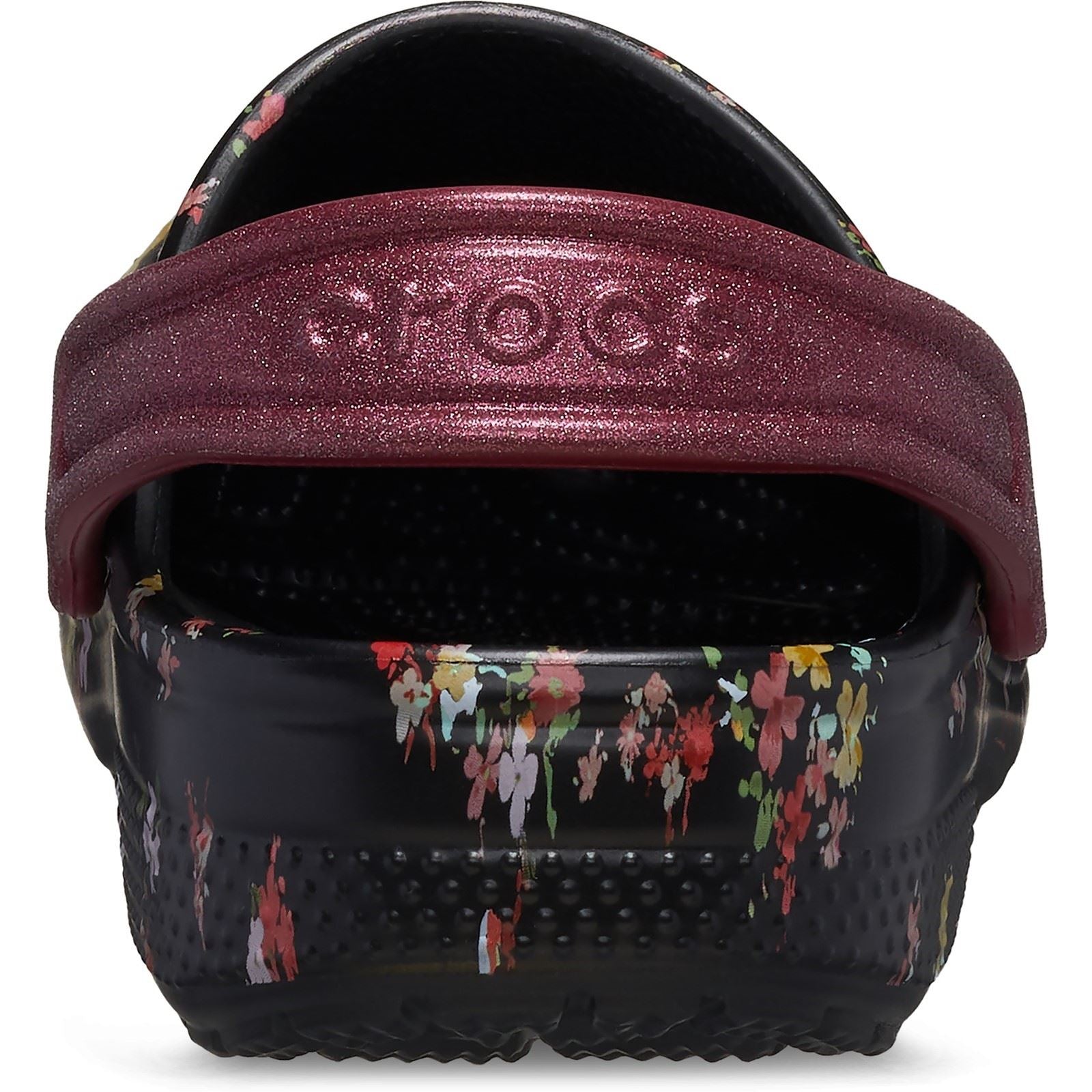 Crocs Classic Graphic Synthetic Black/Multi Clogs