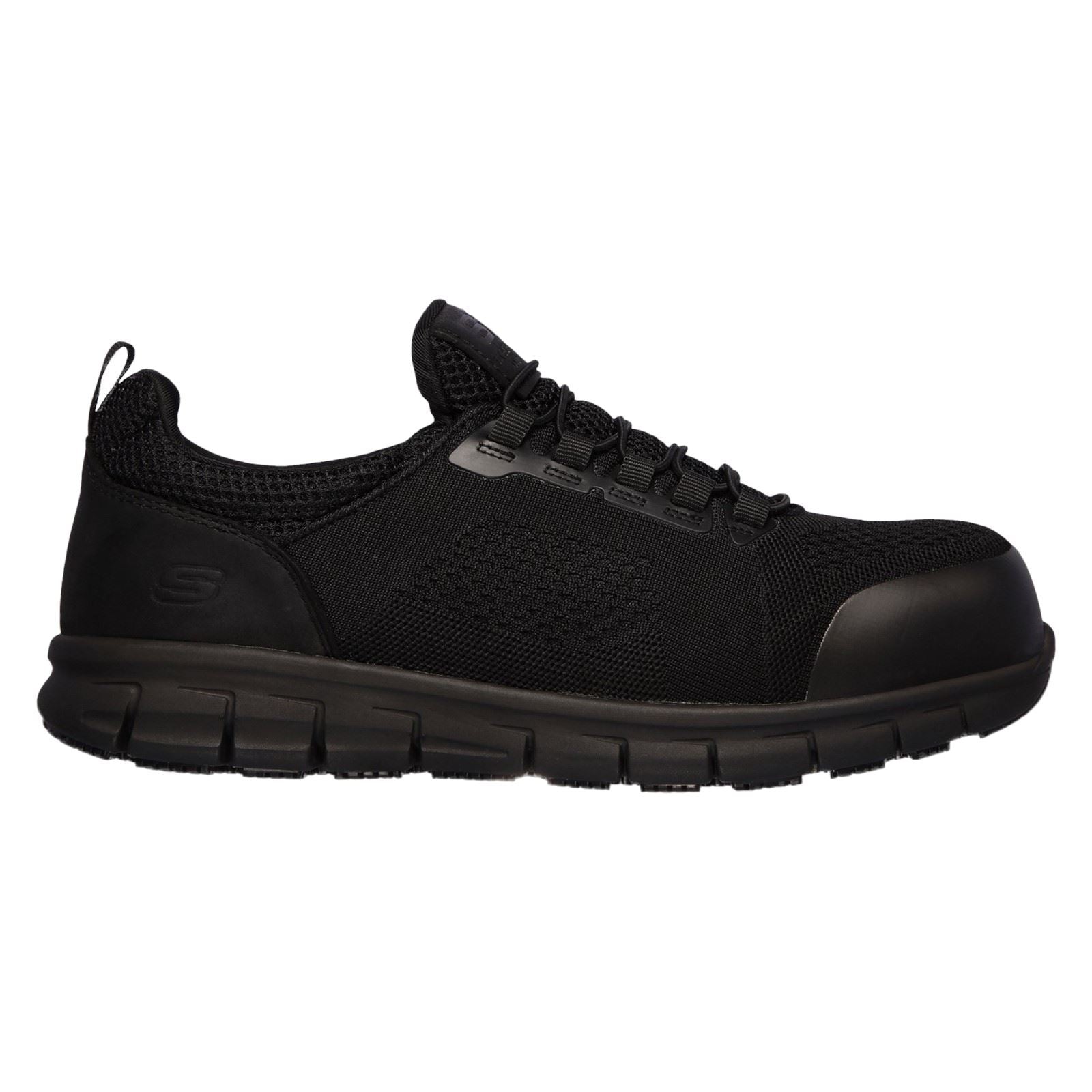 Skechers Workwear Synergy Omat Men's Black Safety Trainers