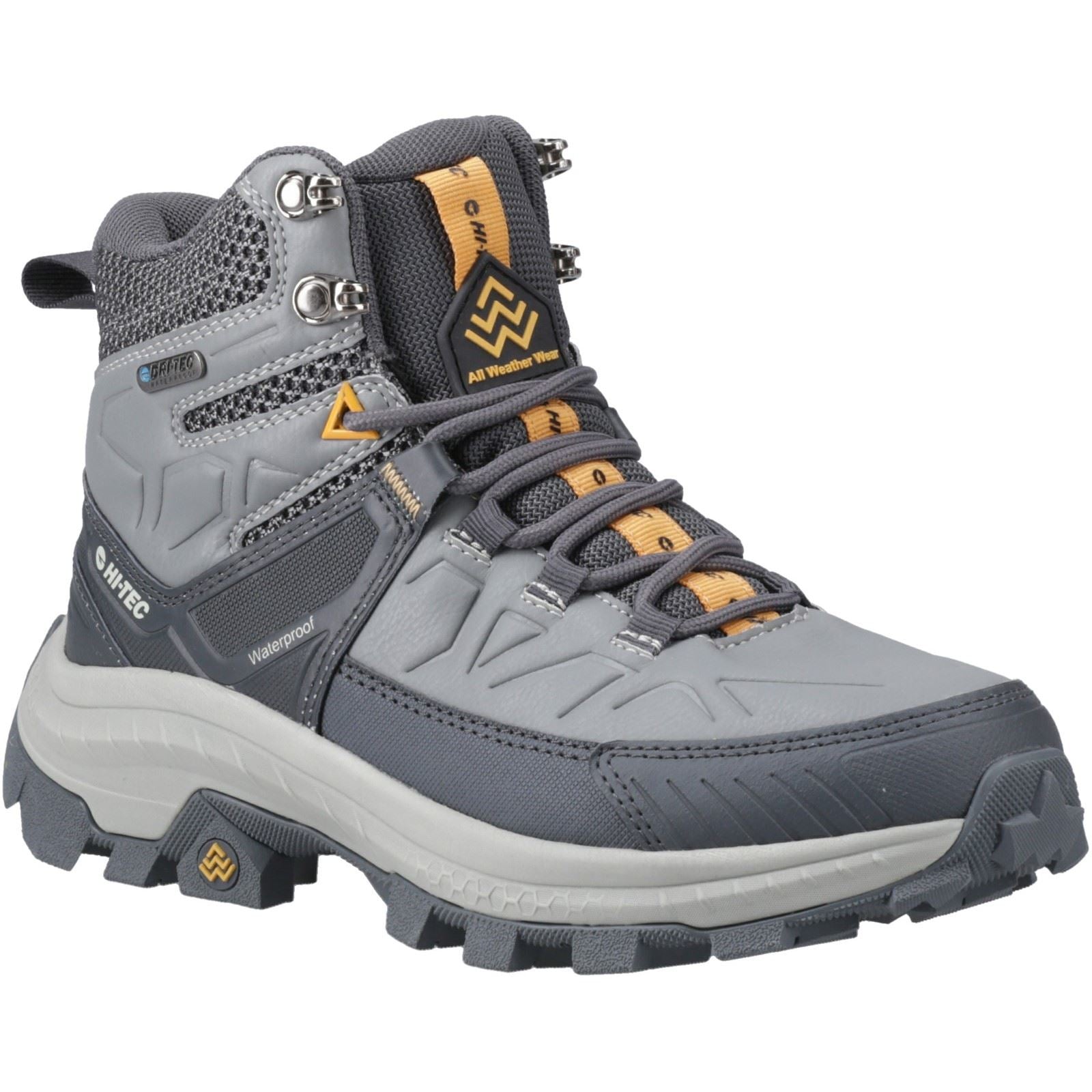 Hi-Tec Rainier Synthetic Women's Cool Grey Hiking Boots