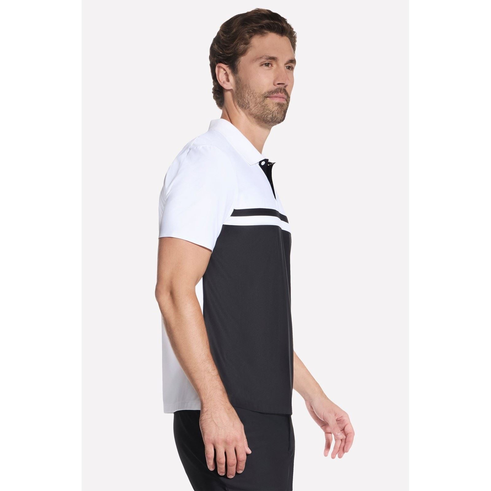 Skechers Skechers Ace Tour Polo Polyester Men's White Polo Shirt