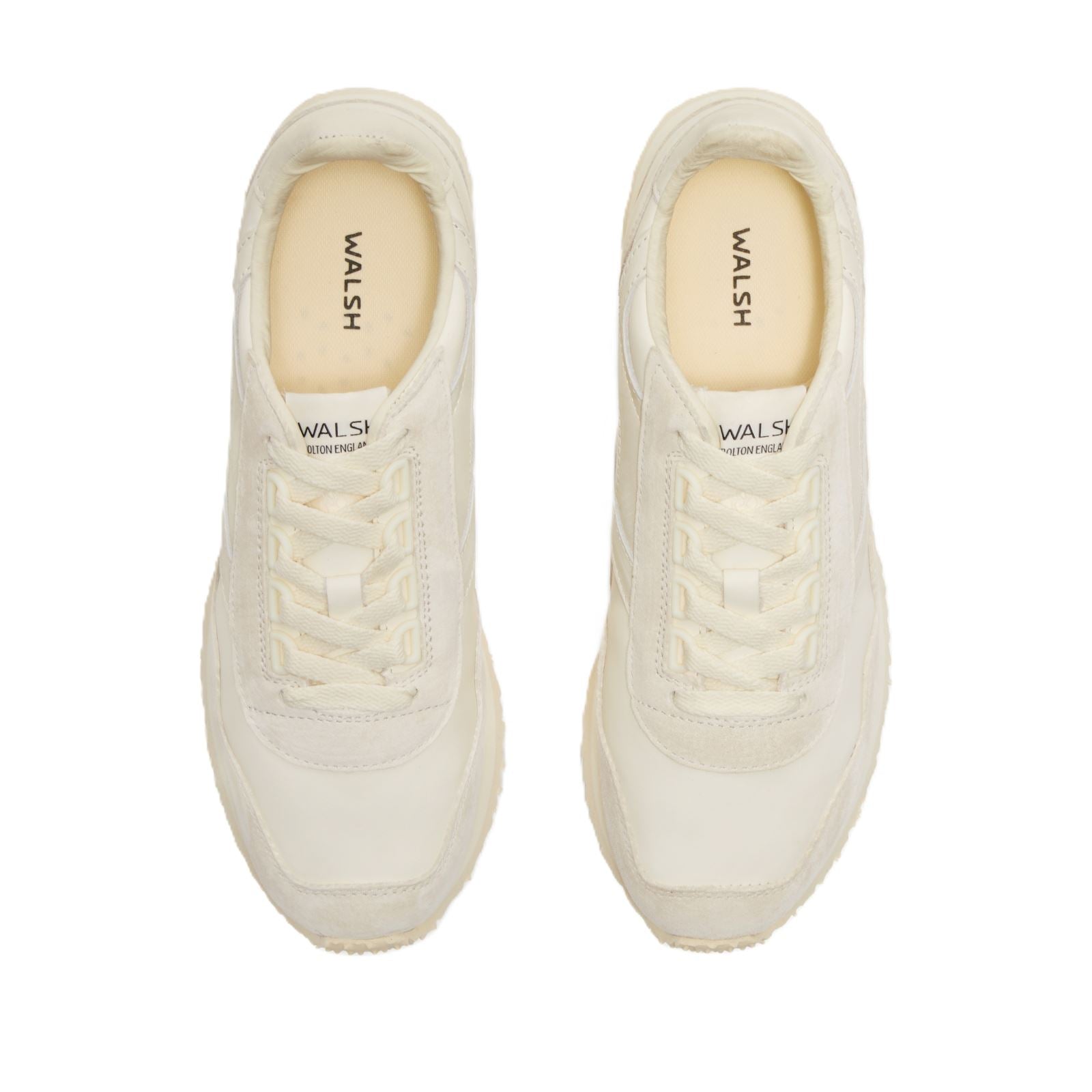 Walsh Ensign Leather Men's White Trainers