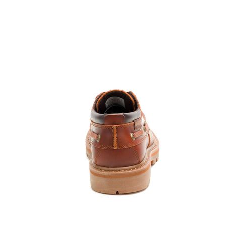 Caterpillar Colorado Boat Lo Leather Men's Dark Russet Lace-Up Shoes