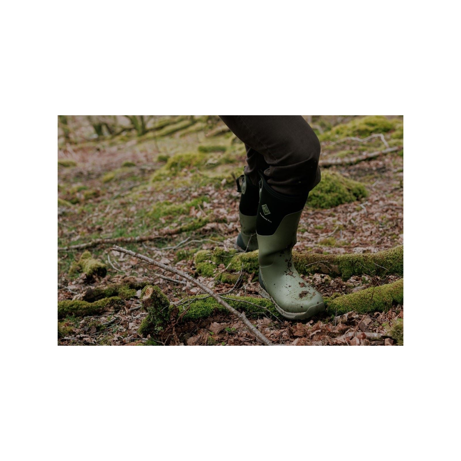 Muck Boots Woodland Pro Rubber Men's OLIVE Wellington Boots