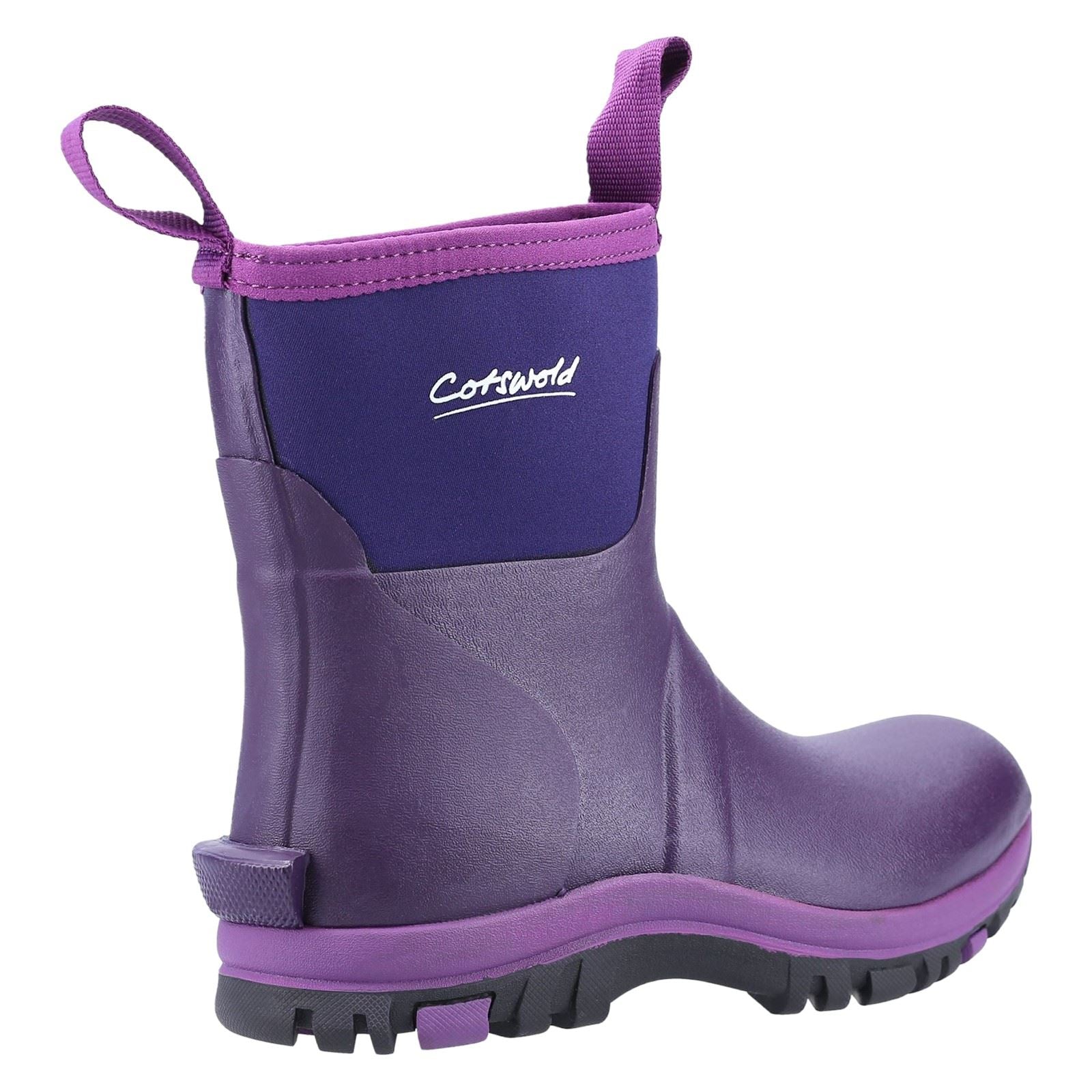 Cotswold Blaze Synthetic Women's Purple Wellington Boots
