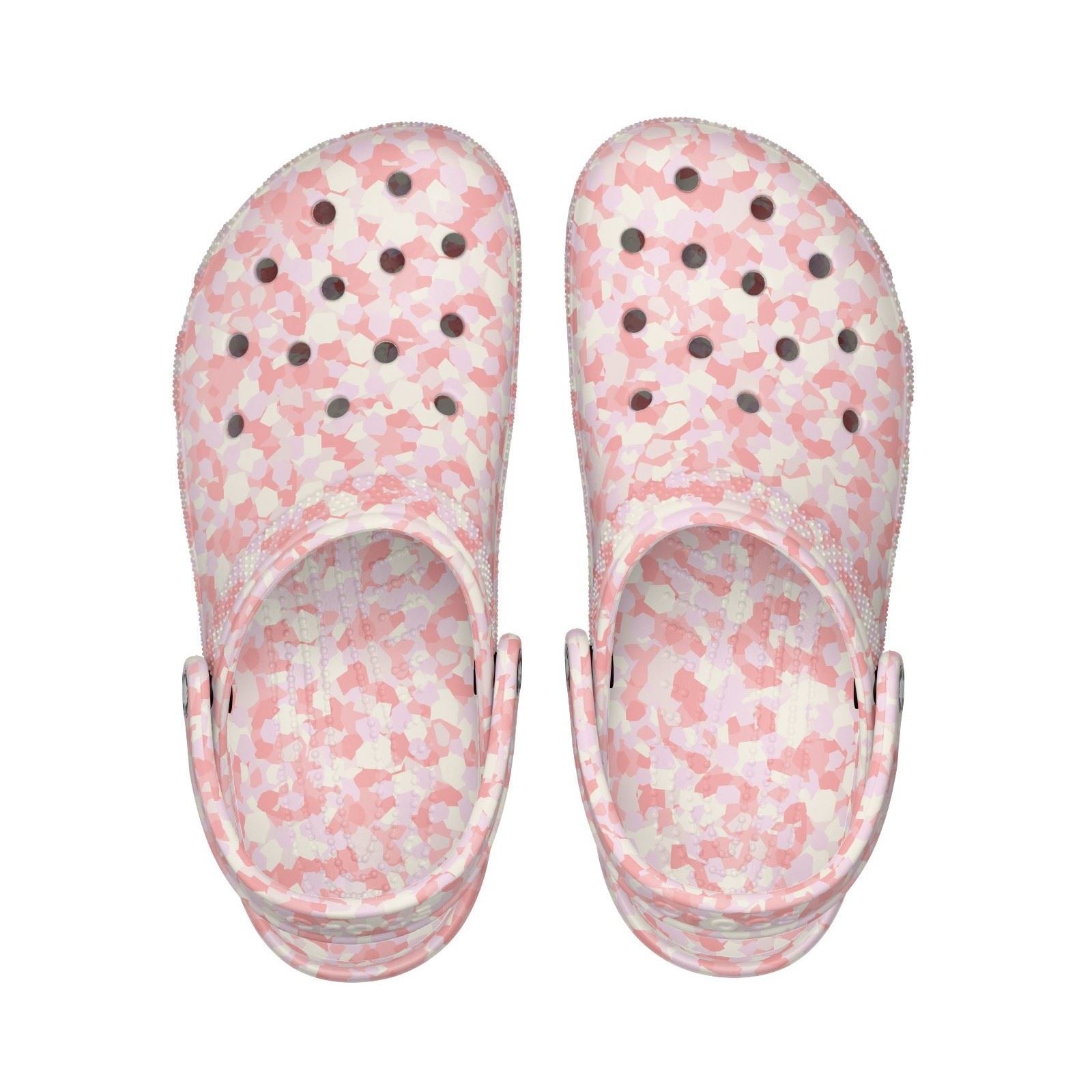 Crocs Classic Confetti Thermoplastic Women's Pink Milk/Mulit Clogs
