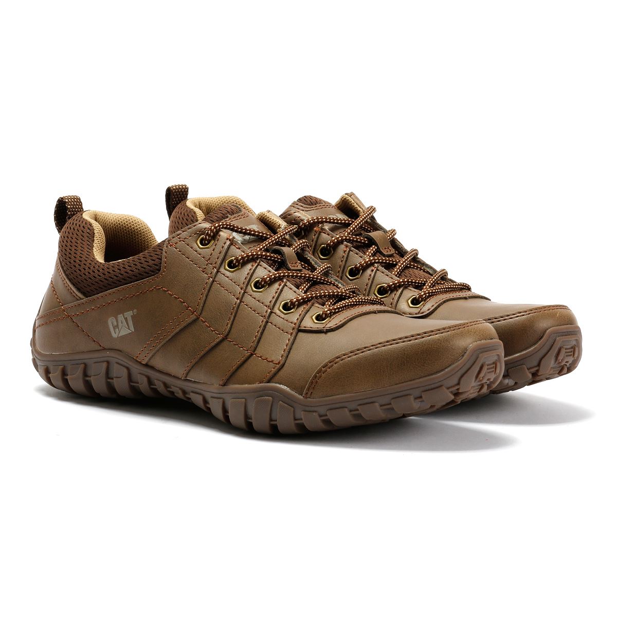 Caterpillar Instruct Suede Men's Brown Lace-Up Shoes
