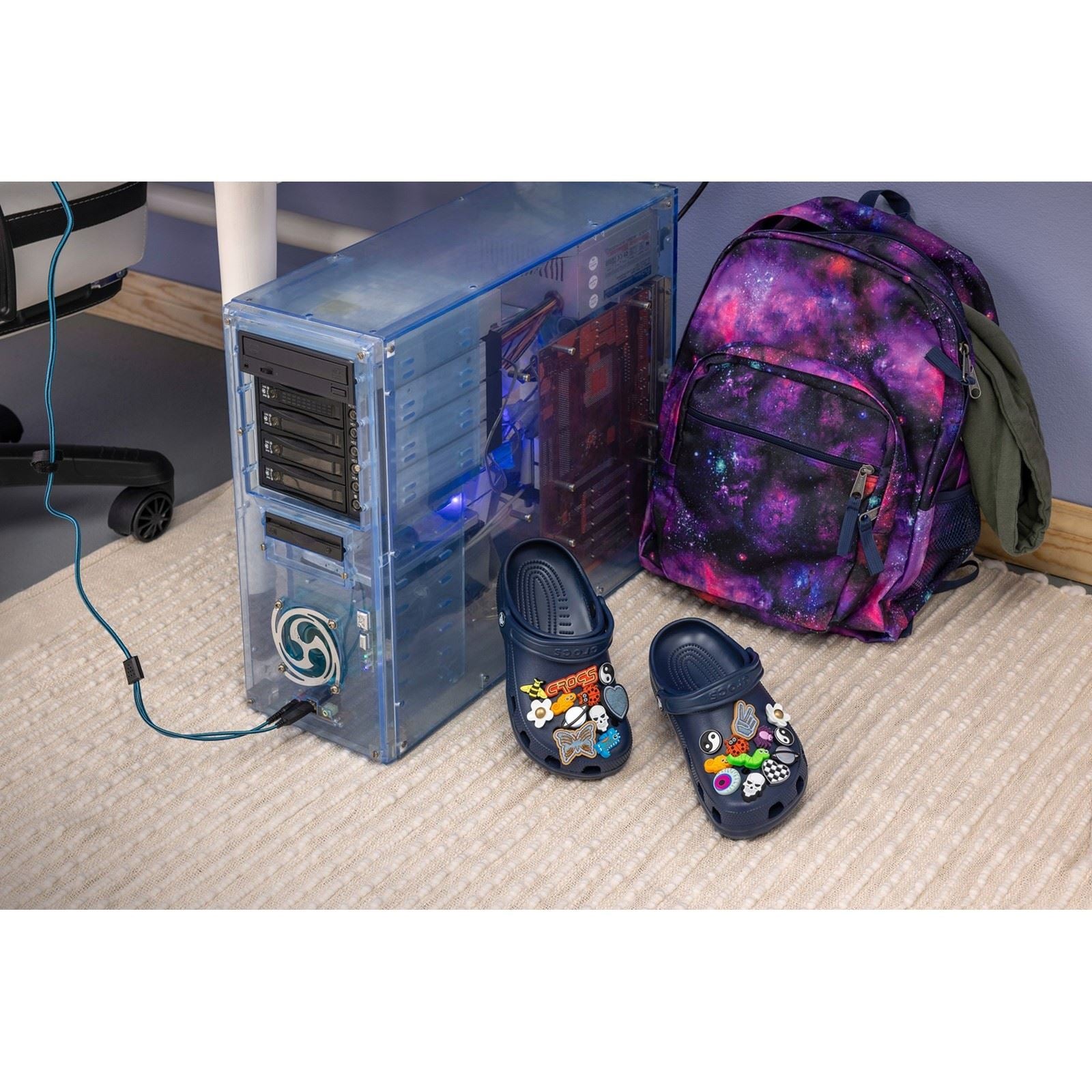 Crocs Toddler Classic Synthetic Navy Clogs